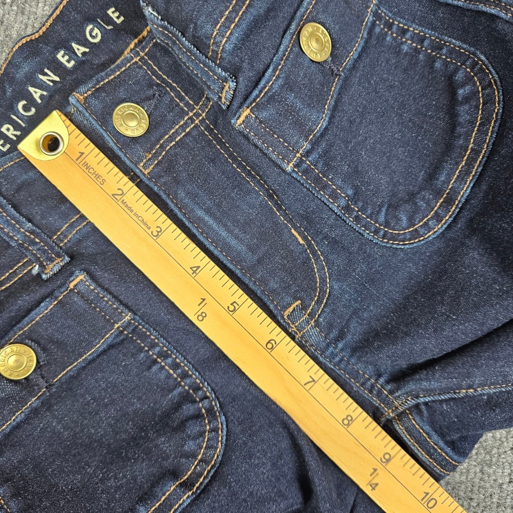 American Eagle Kick Boot Jeans Women's 2 LONG Mid Rise Next Level Stretch Denim - Picture 5 of 11